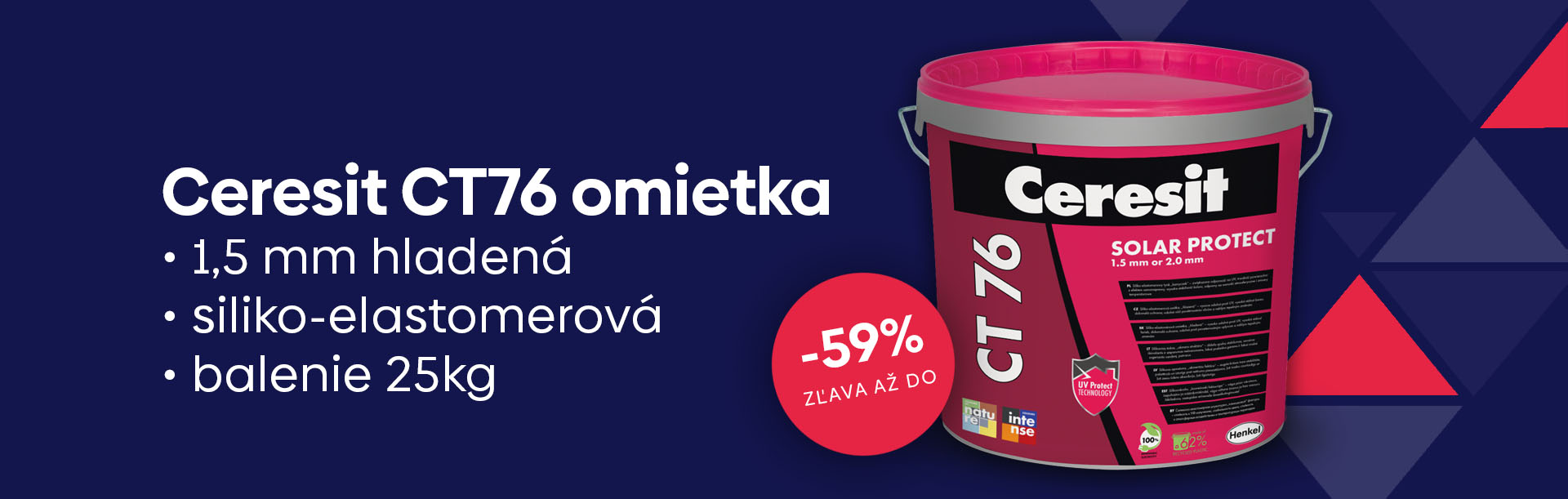 Fasádna omietka Ceresit CT76
